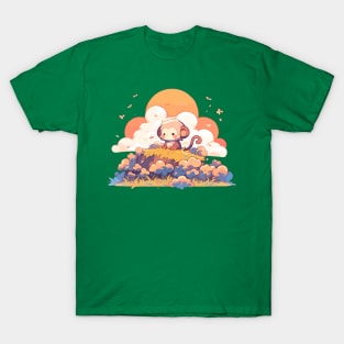 Adorable Hill Top Baby Monkey T-Shirt